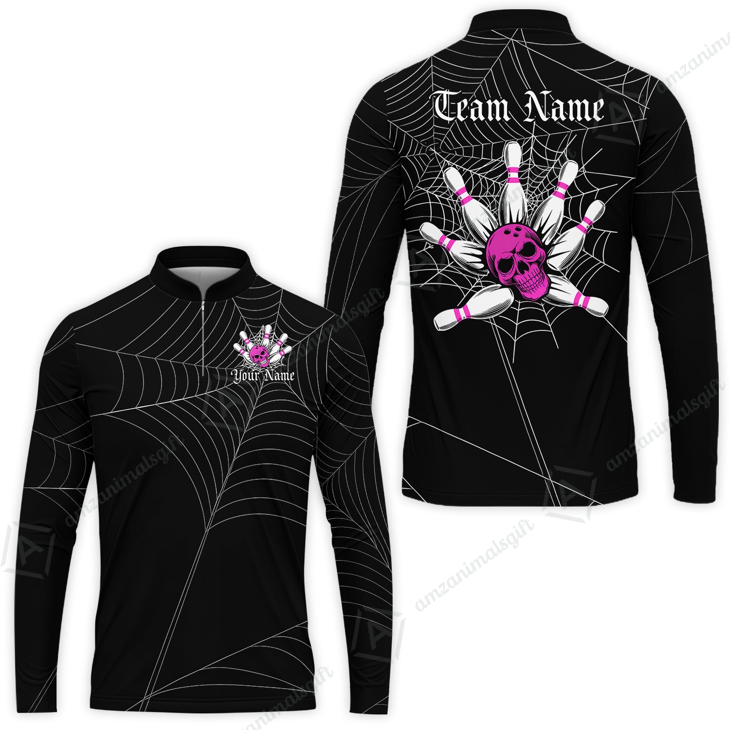 Long Sleeve Jersey Shirt||Pink