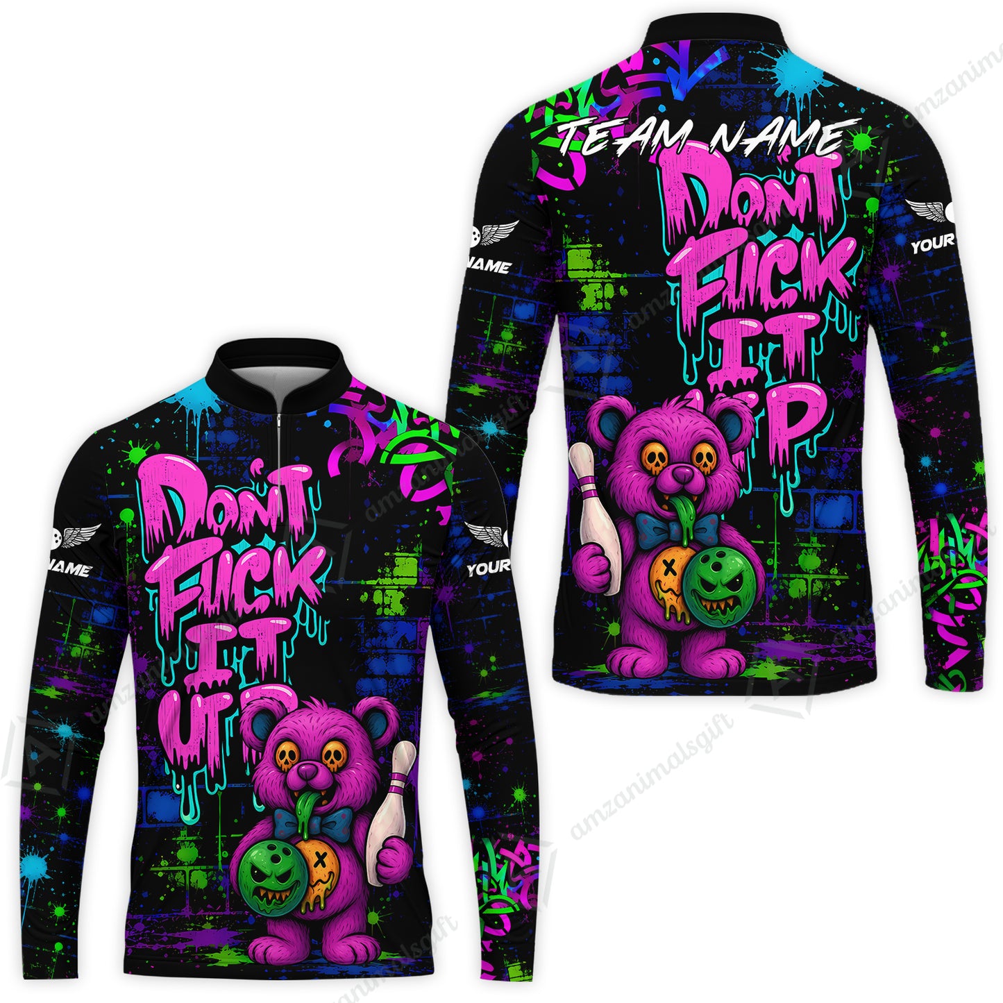 Long Sleeve Jersey Shirt||Pink