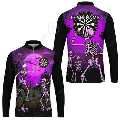 Long Sleeve Jersey Shirt||Purple