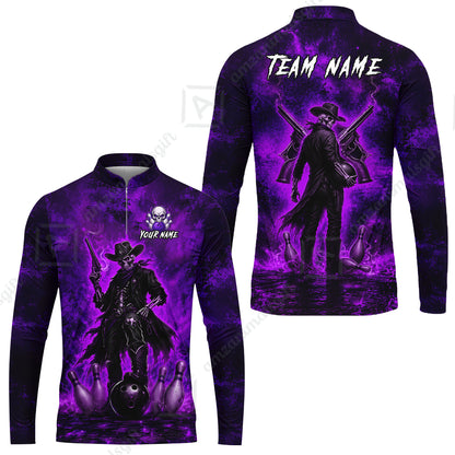 Long Sleeve Jersey Shirt||Purple