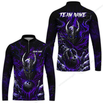 Long Sleeve Jersey Shirt||Purple