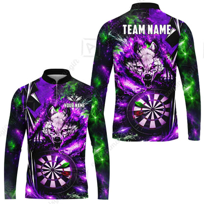 Long Sleeve Jersey Shirt||Purple