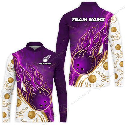 Long Sleeve Jersey Shirt||Purple