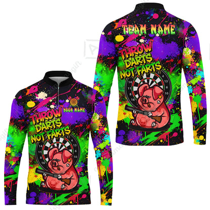 Long Sleeve Jersey Shirt||Purple