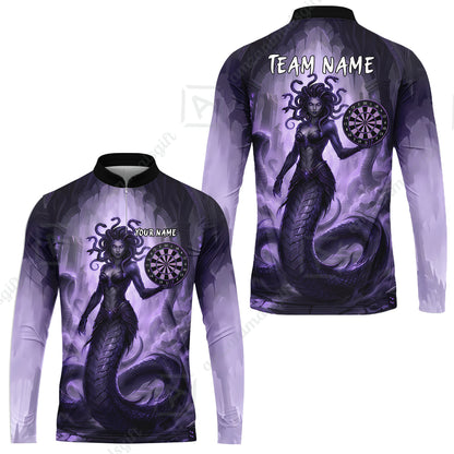 Long Sleeve Jersey Shirt||Purple
