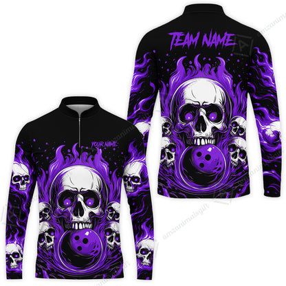 Long Sleeve Jersey Shirt||Purple