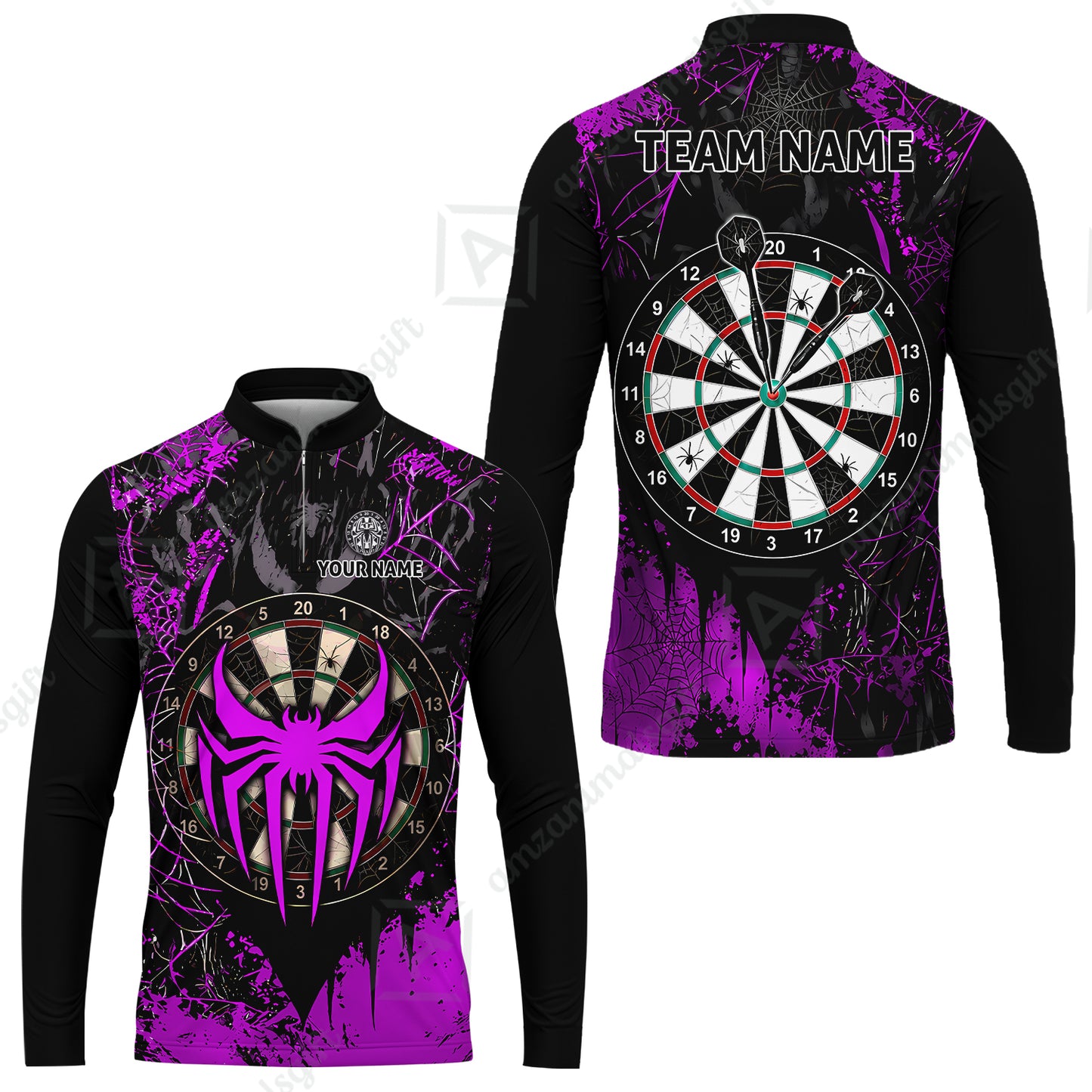Long Sleeve Jersey Shirt||Purple