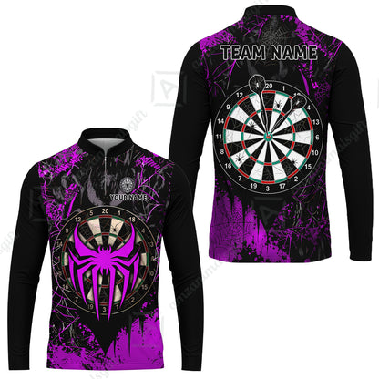 Long Sleeve Jersey Shirt||Purple
