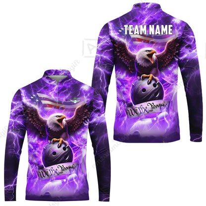 Long Sleeve Jersey Shirt||Purple