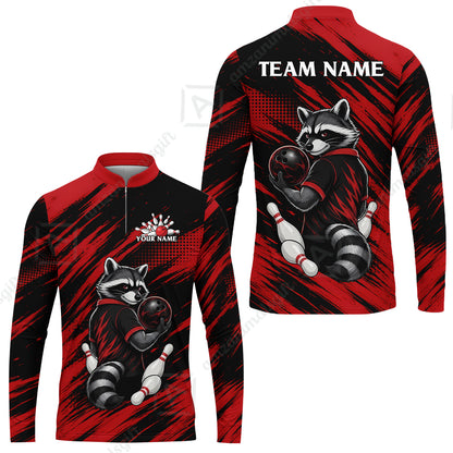 Long Sleeve Jersey Shirt||Red
