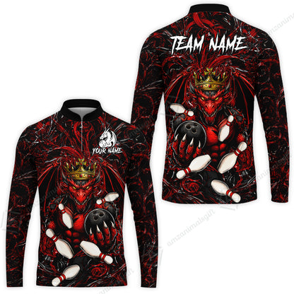 Long Sleeve Jersey Shirt||Red