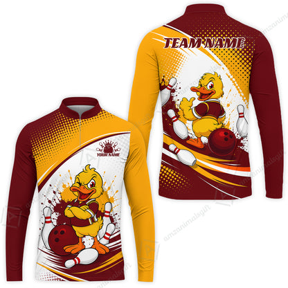 Long Sleeve Jersey Shirt||Red