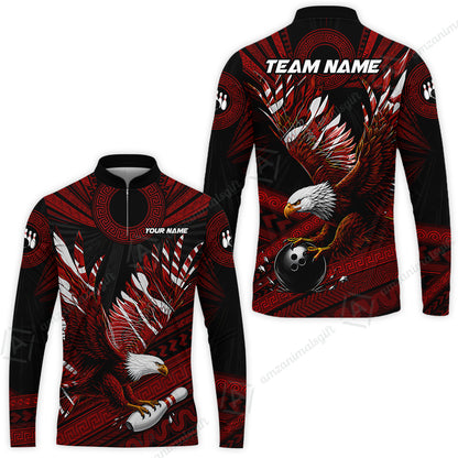 Long Sleeve Jersey Shirt||Red