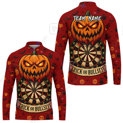 Long Sleeve Jersey Shirt||Red