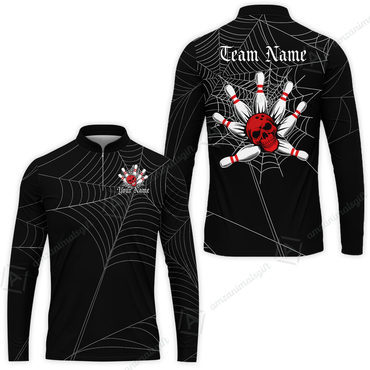 Long Sleeve Jersey Shirt||Red