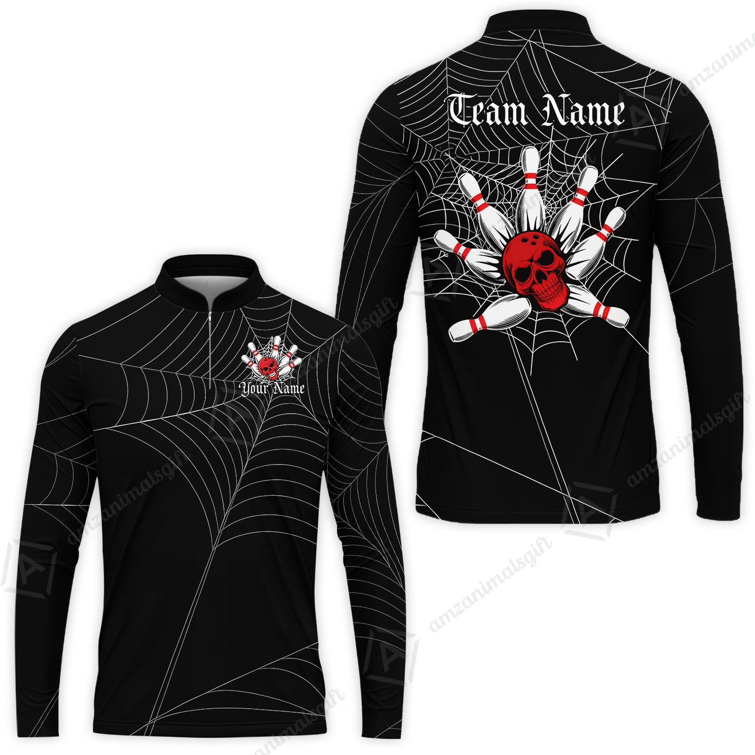 Long Sleeve Jersey Shirt||Red