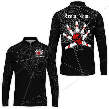 Long Sleeve Jersey Shirt||Red