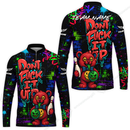 Long Sleeve Jersey Shirt||Red