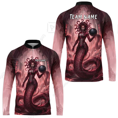 Long Sleeve Jersey Shirt||Red