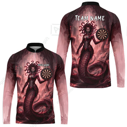 Long Sleeve Jersey Shirt||Red