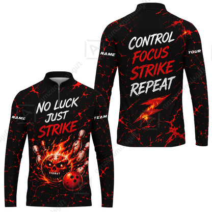 Long Sleeve Jersey Shirt||Red