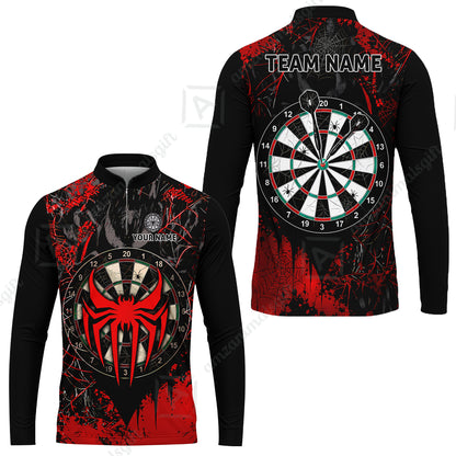 Long Sleeve Jersey Shirt||Red