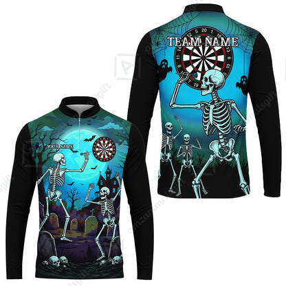 Long Sleeve Jersey Shirt||Turquoise