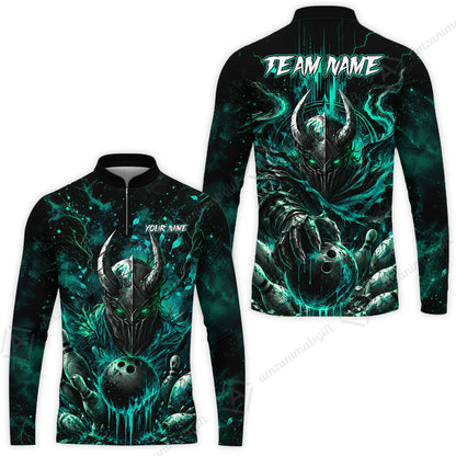Long Sleeve Jersey Shirt||Turquoise