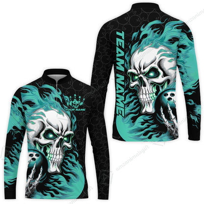 Long Sleeve Jersey Shirt||Turquoise