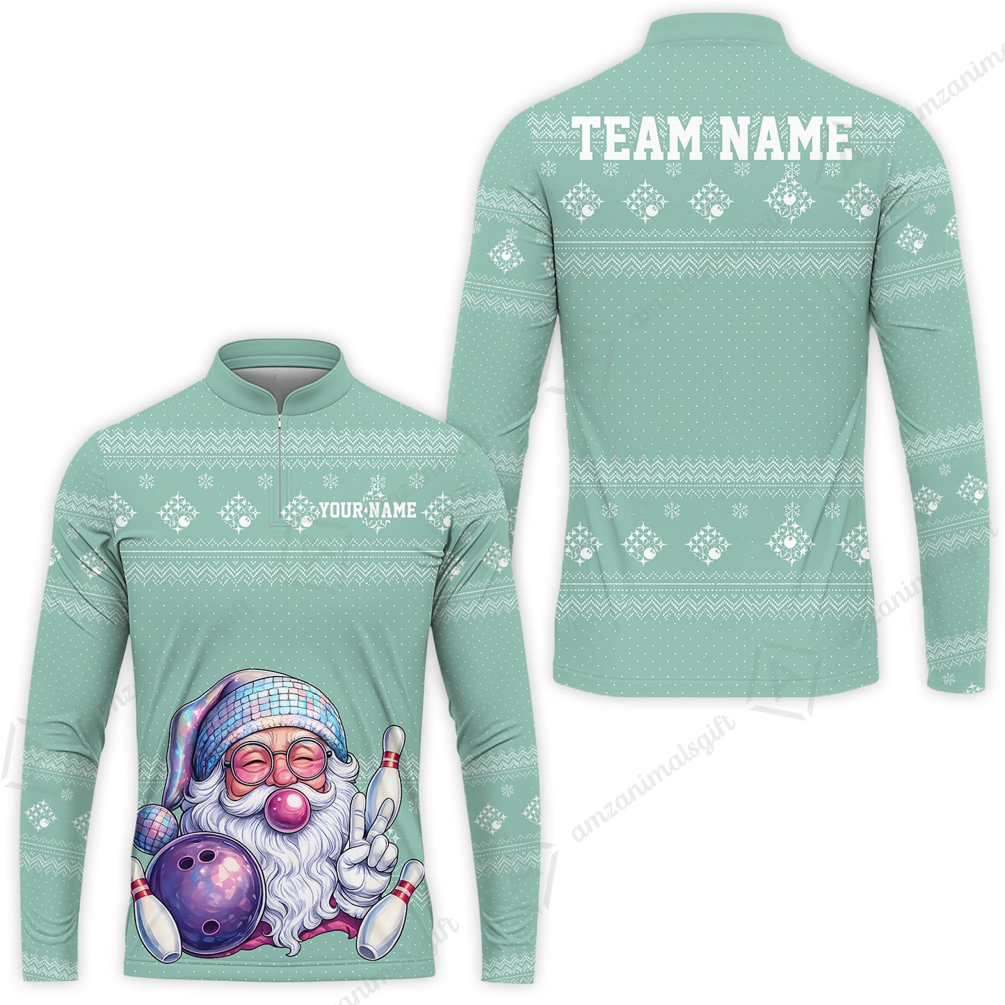 Long Sleeve Jersey Shirt||Turquoise