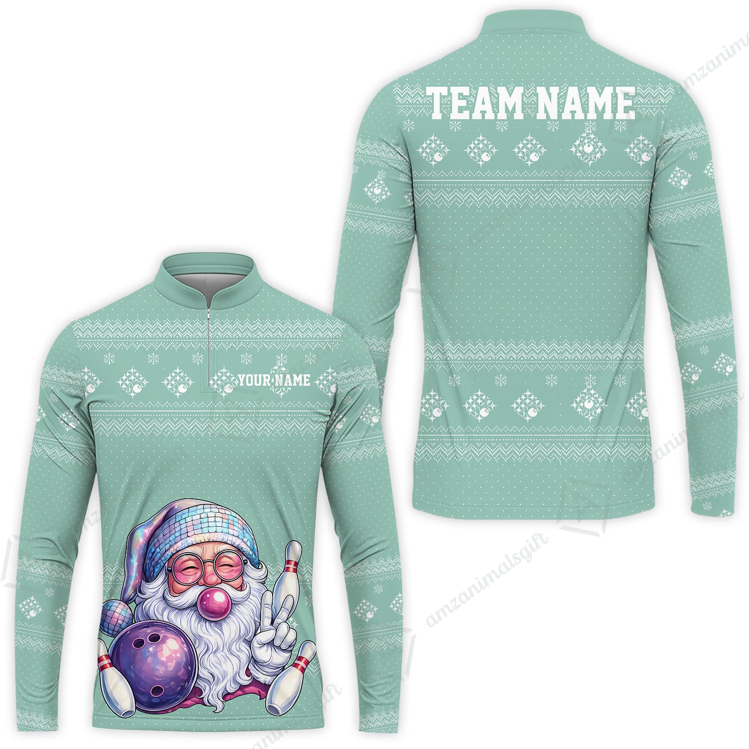 Long Sleeve Jersey Shirt||Turquoise