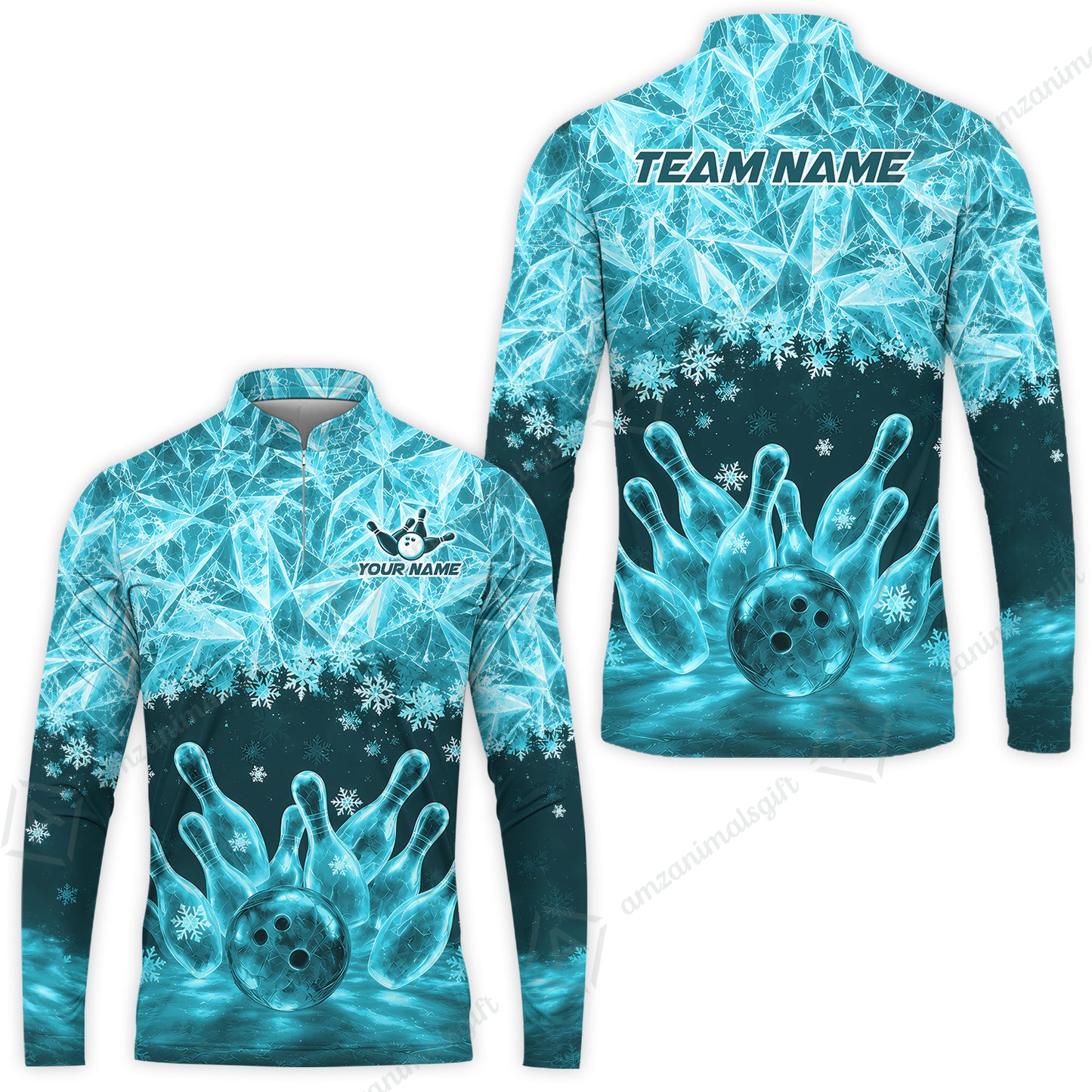 Long Sleeve Jersey Shirt||Turquoise