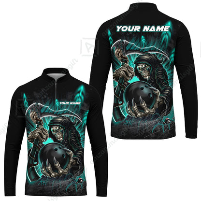 Long Sleeve Jersey Shirt||Turquoise