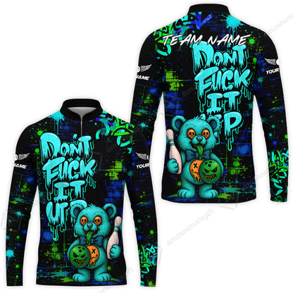 Long Sleeve Jersey Shirt||Turquoise
