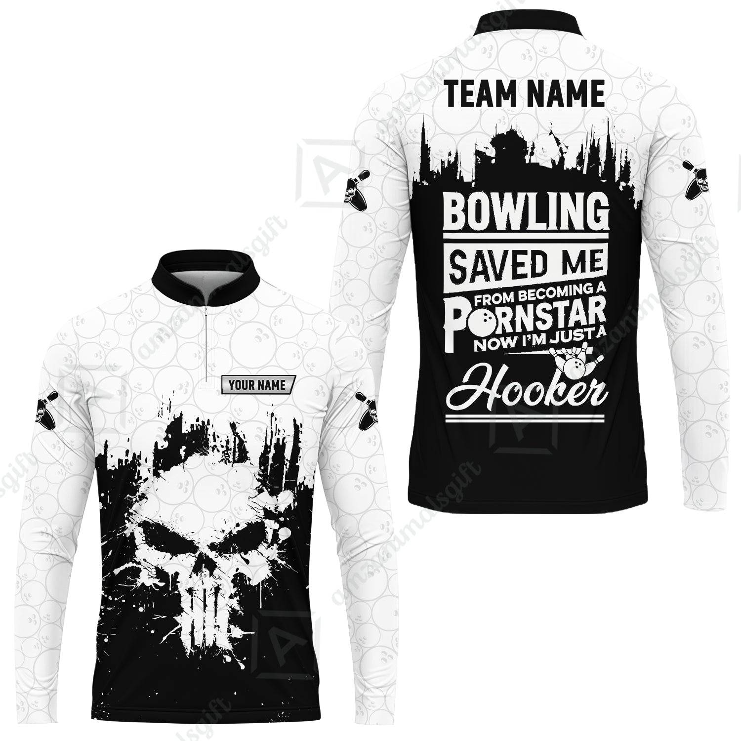 Long Sleeve Jersey Shirt||White