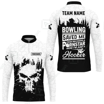Long Sleeve Jersey Shirt||White