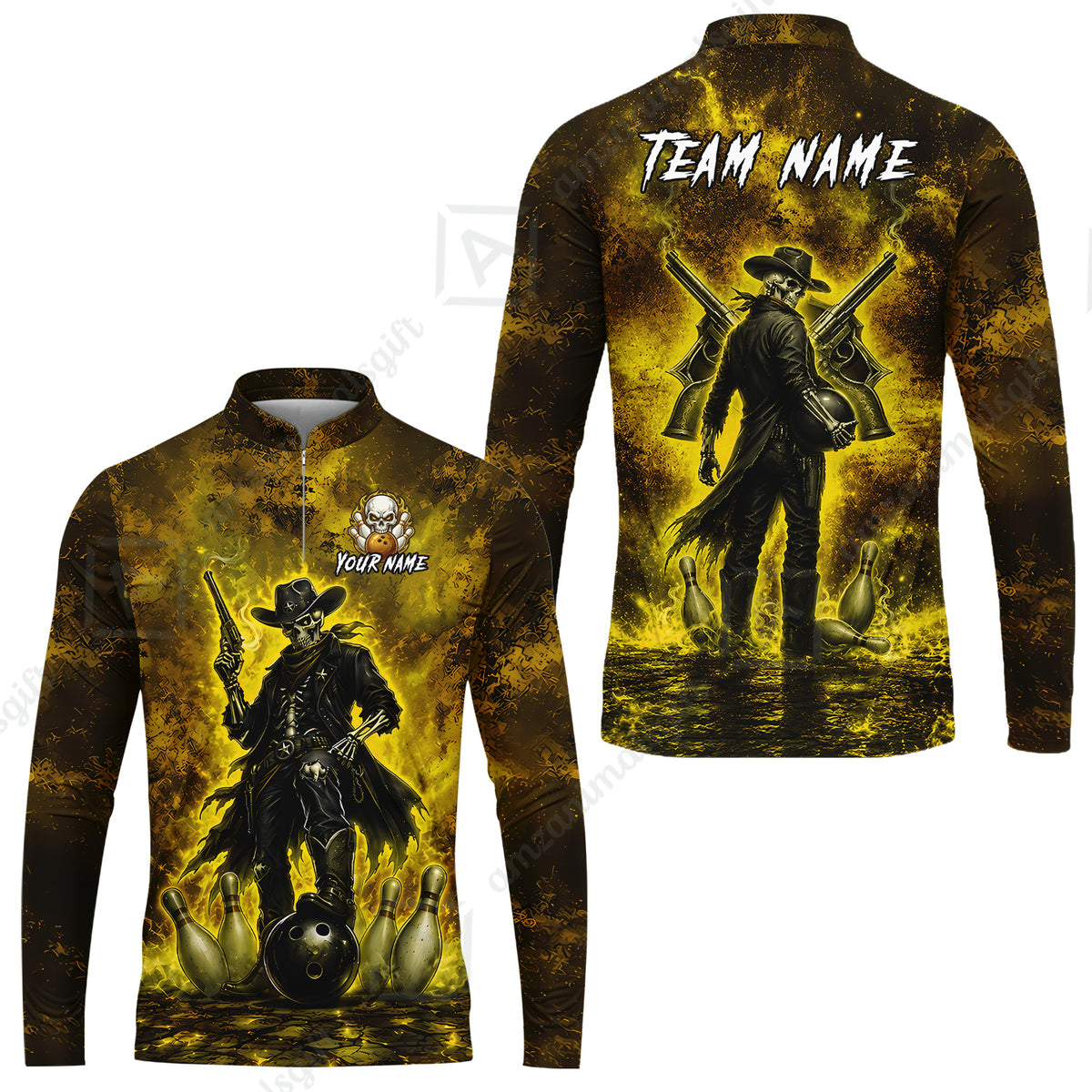 Long Sleeve Jersey Shirt||Yellow
