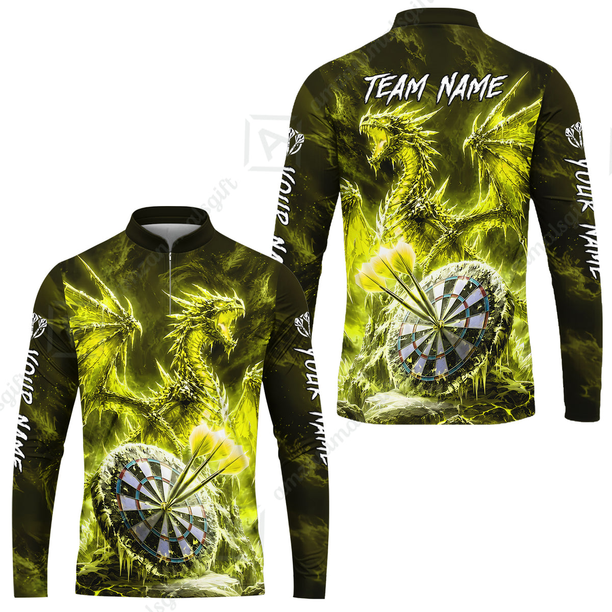 Long Sleeve Jersey Shirt||Yellow