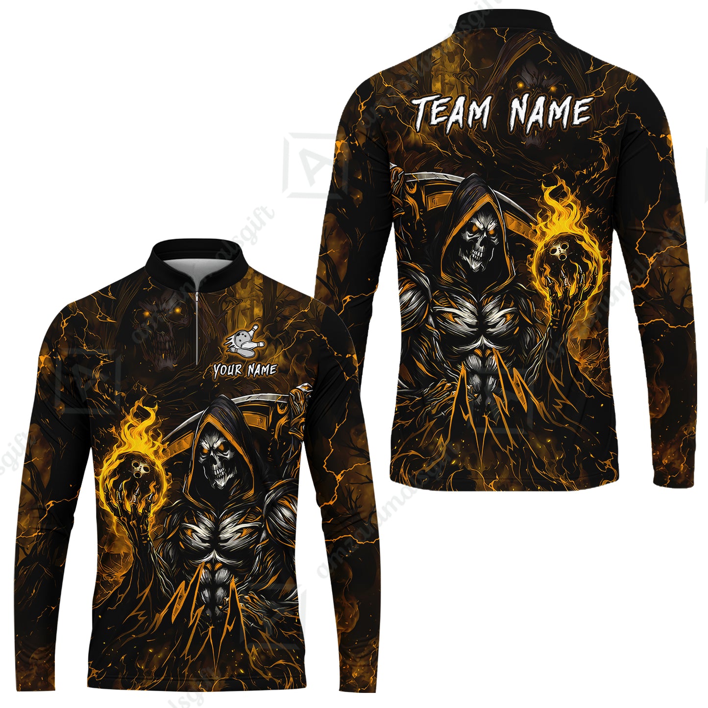 Long Sleeve Jersey Shirt||Yellow