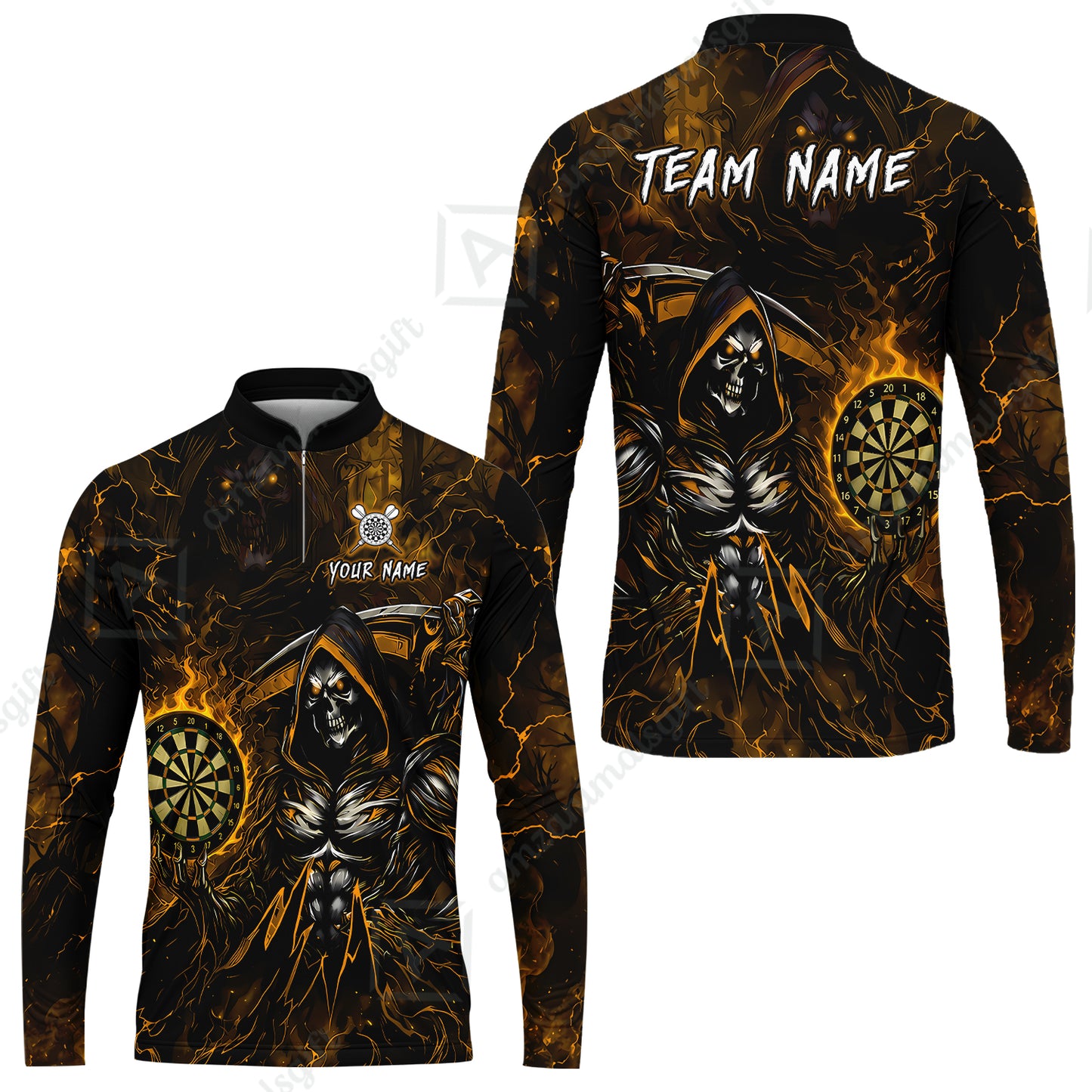 Long Sleeve Jersey Shirt||Yellow