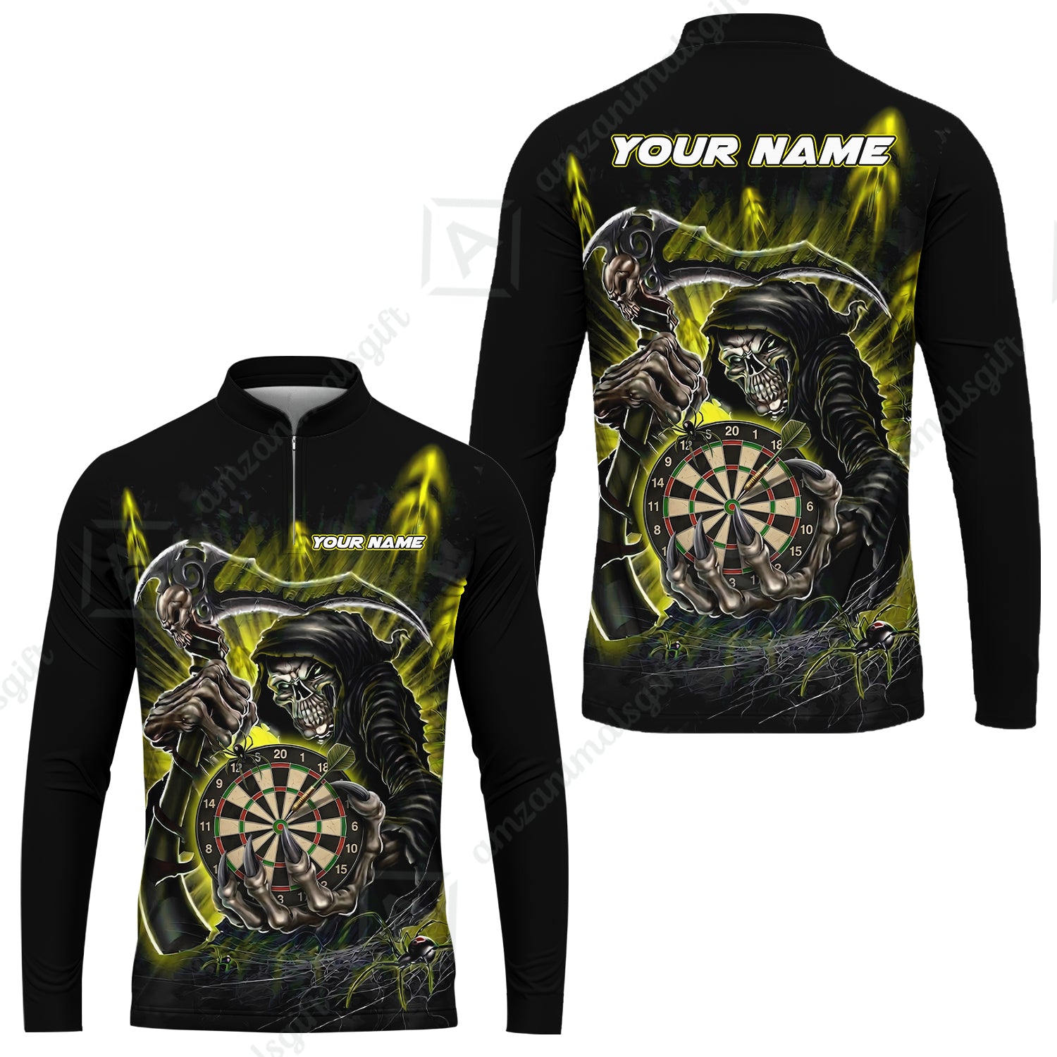 Long Sleeve Jersey Shirt||Yellow