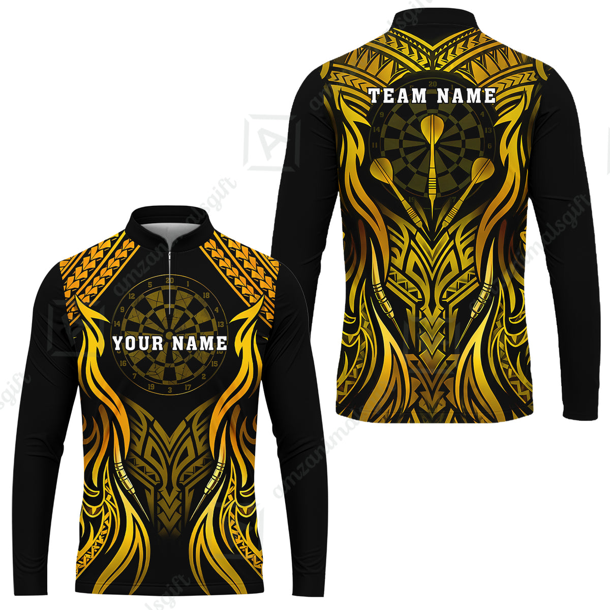 Long Sleeve Jersey Shirt||Yellow