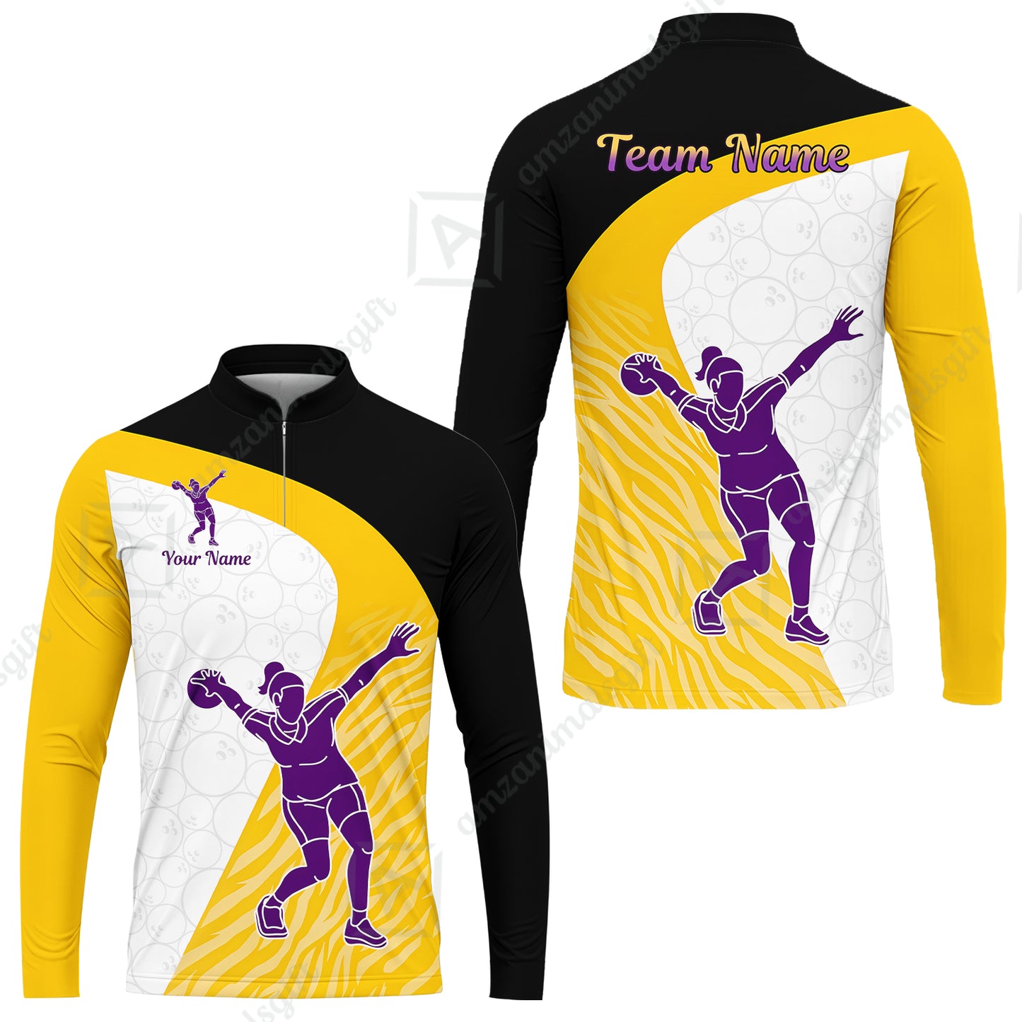 Long Sleeve Jersey Shirt||Yellow