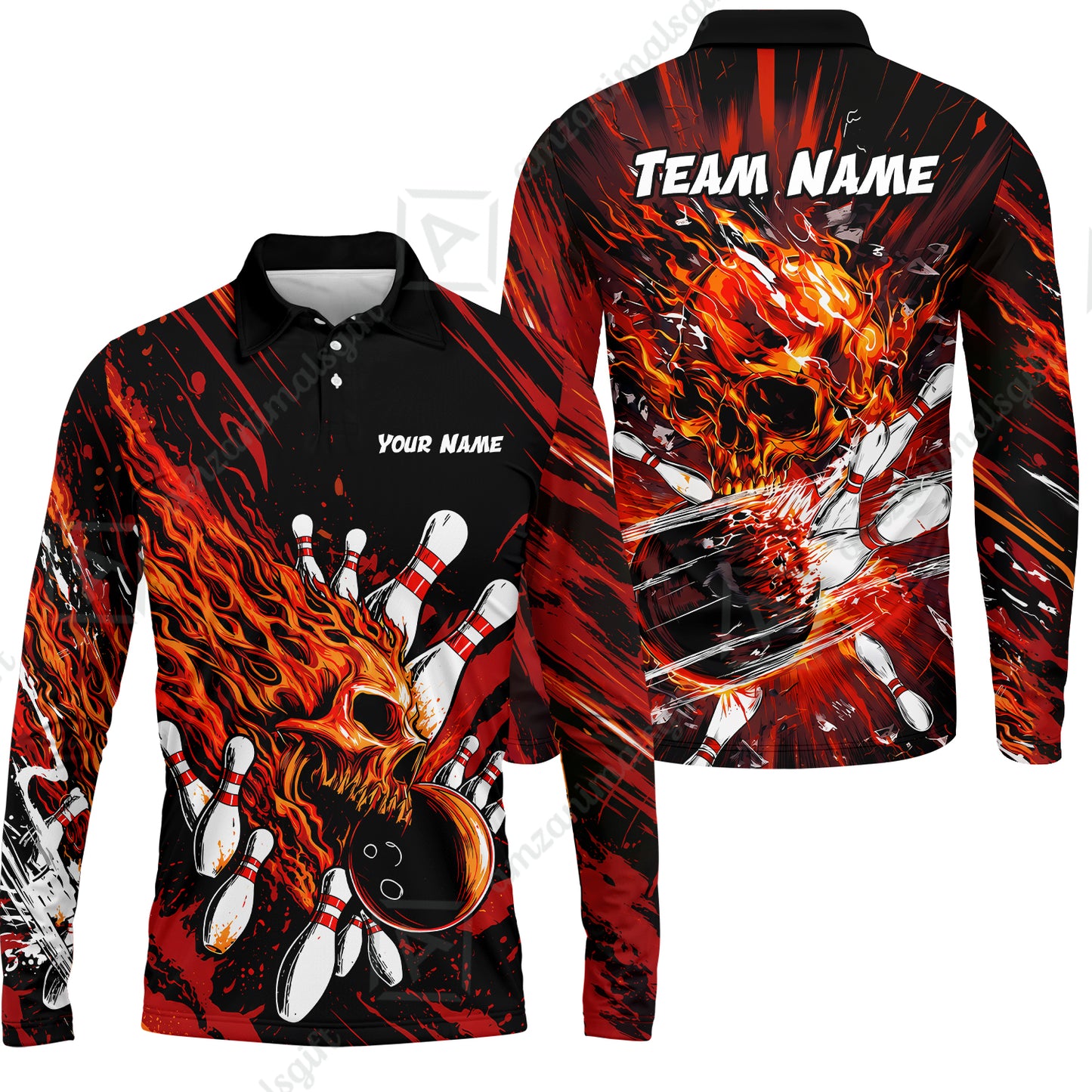 Long Sleeve Polo Shirt||