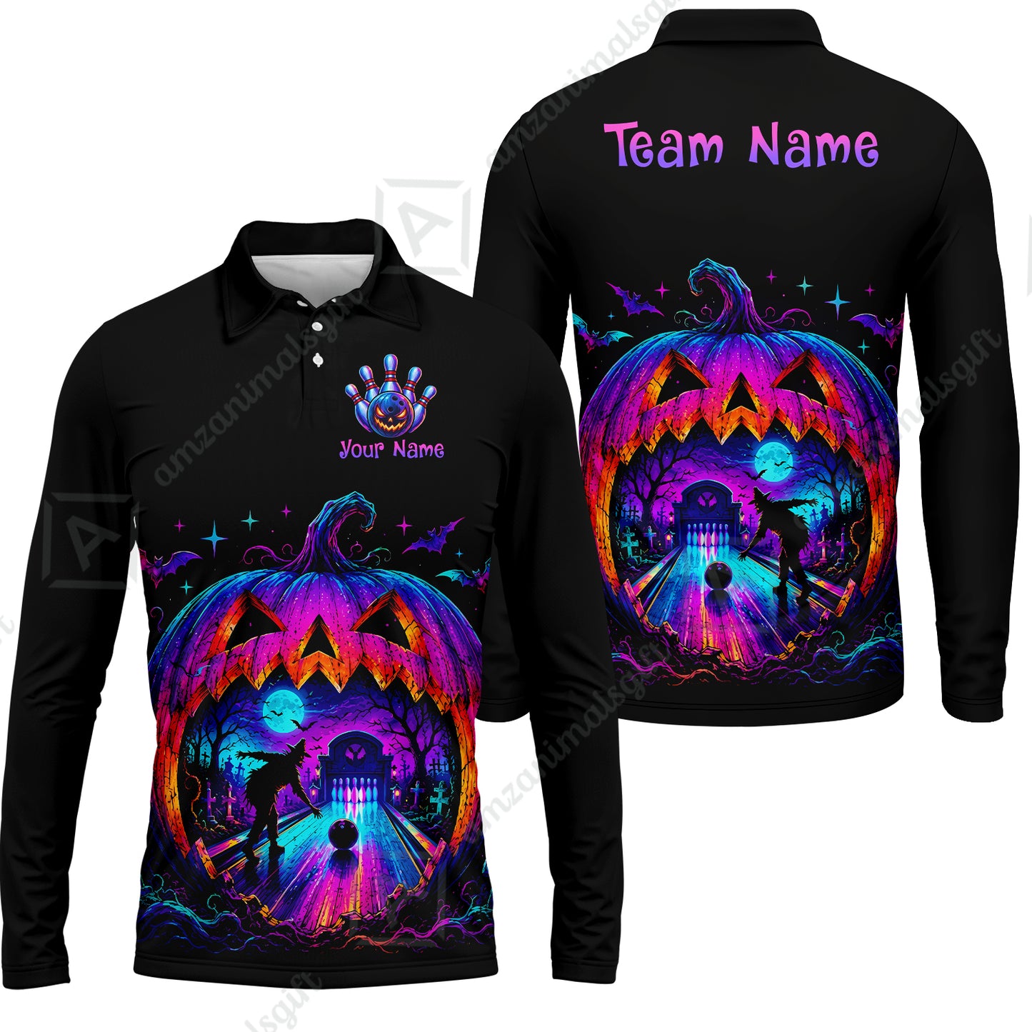 Long Sleeve Polo Shirt||