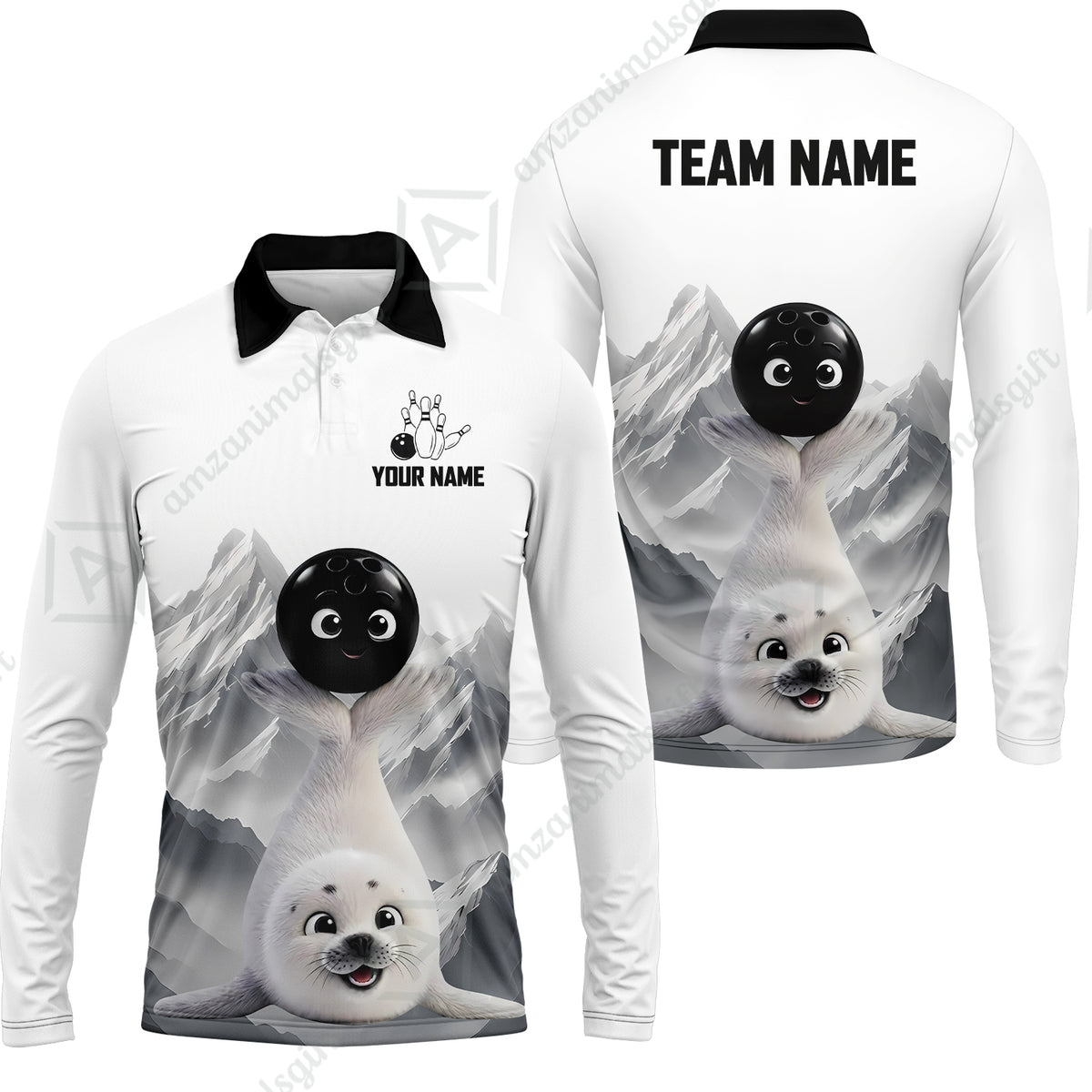 Long Sleeve Polo Shirt||