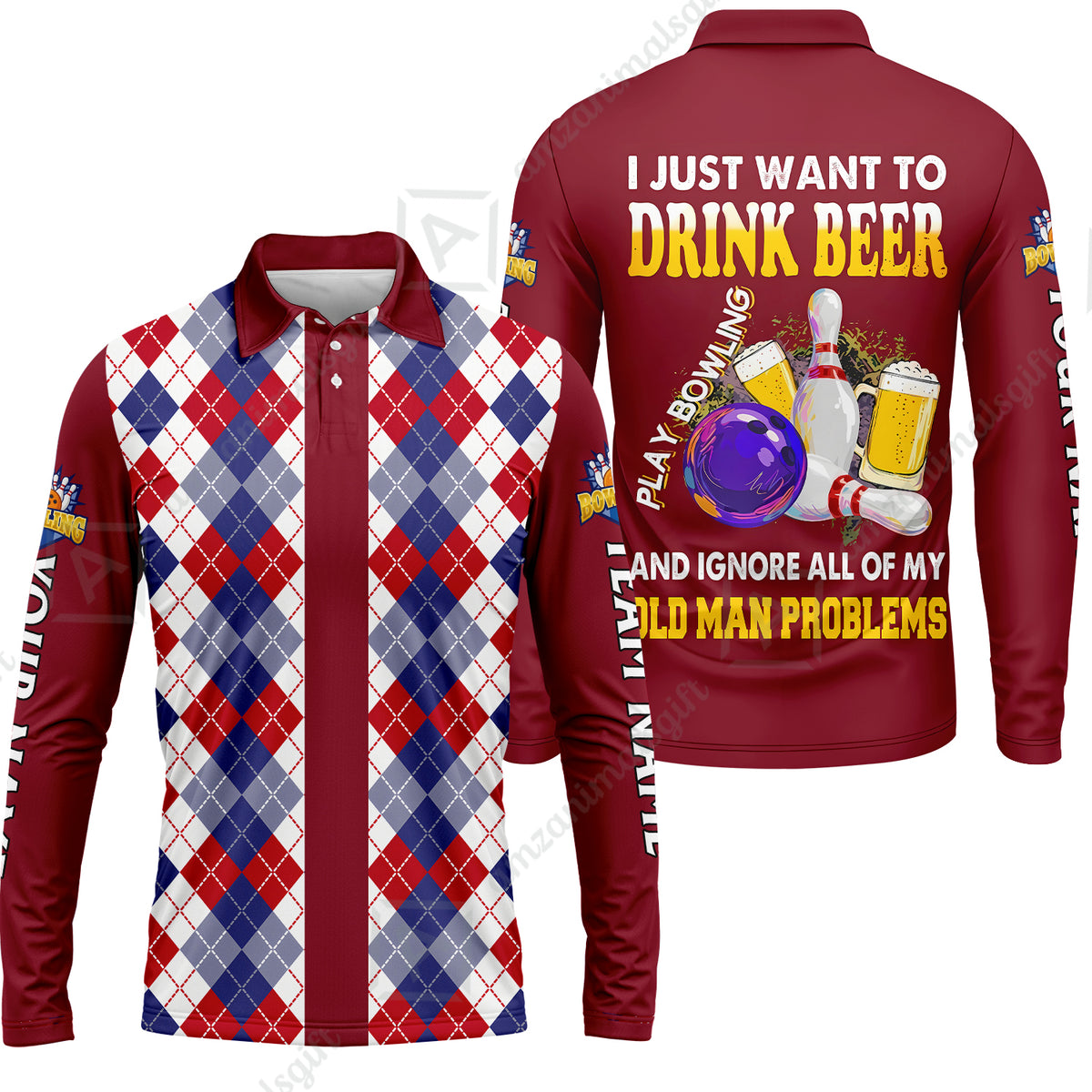 Long Sleeve Polo Shirt||
