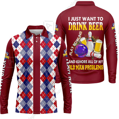 Long Sleeve Polo Shirt||