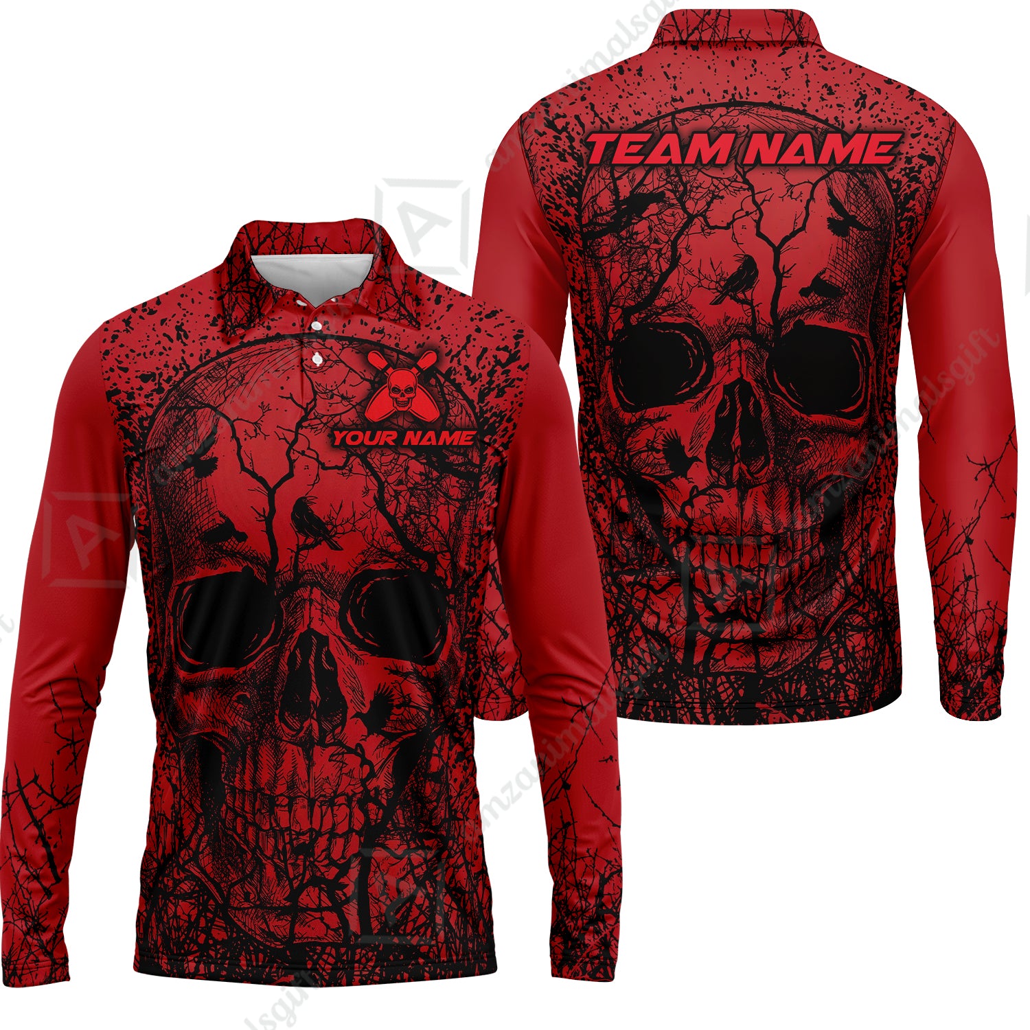 Long Sleeve Polo Shirt||
