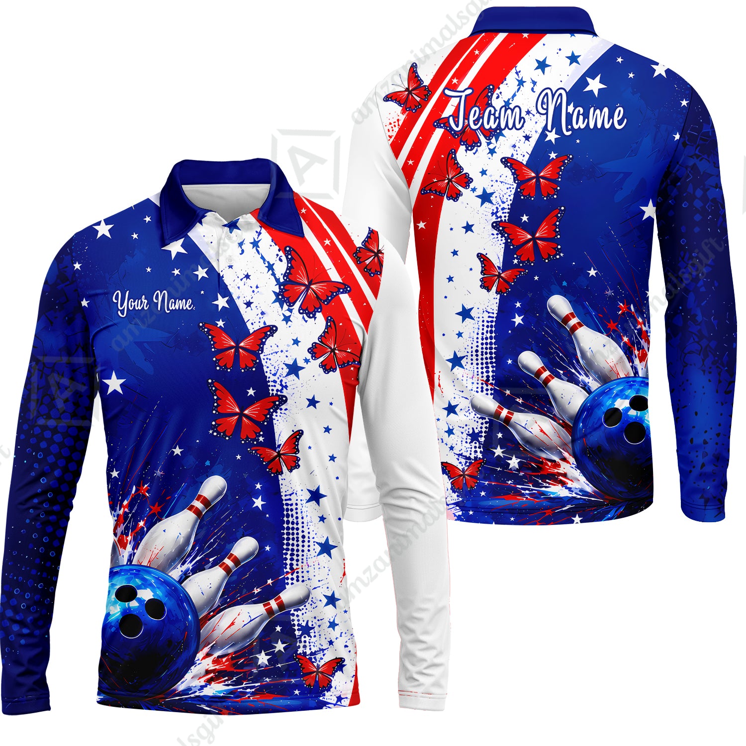 Long Sleeve Polo Shirt||